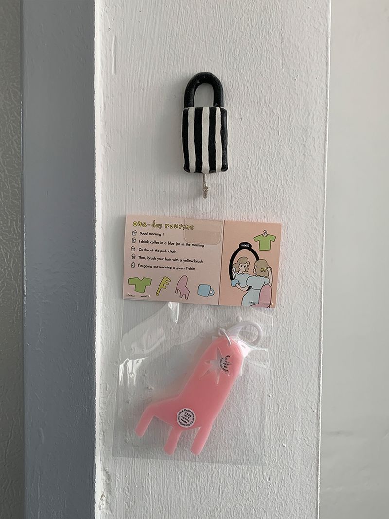 Pinkchair keyring