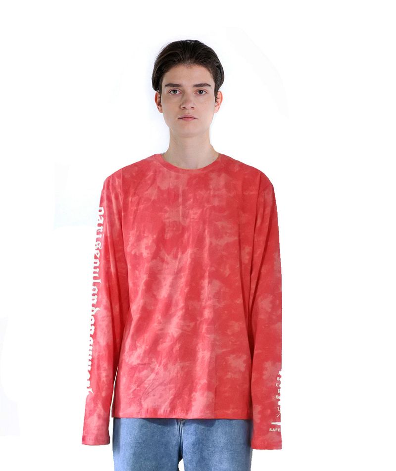 ATAR(アタル)の「tiedye long sleeve red(Tops)」