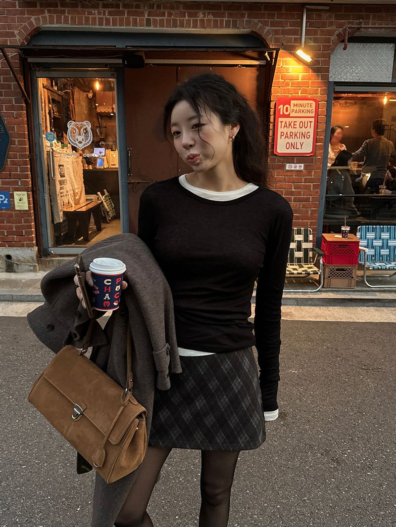 [MADE] Fodit Wool Tencel Layered Tee