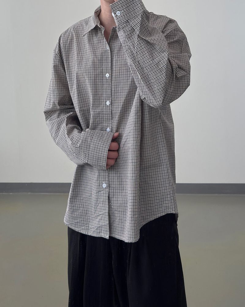 Better Mini-Check Cotton Shirt