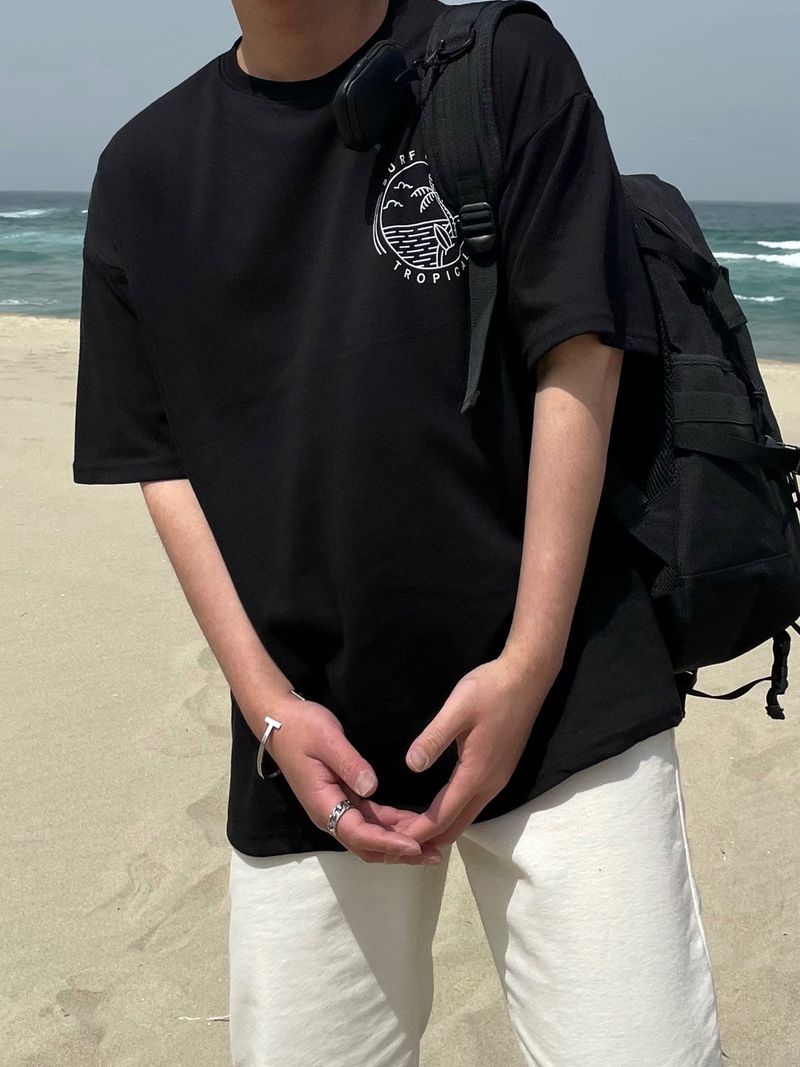 サマートラベルキャンピングTシャツ 