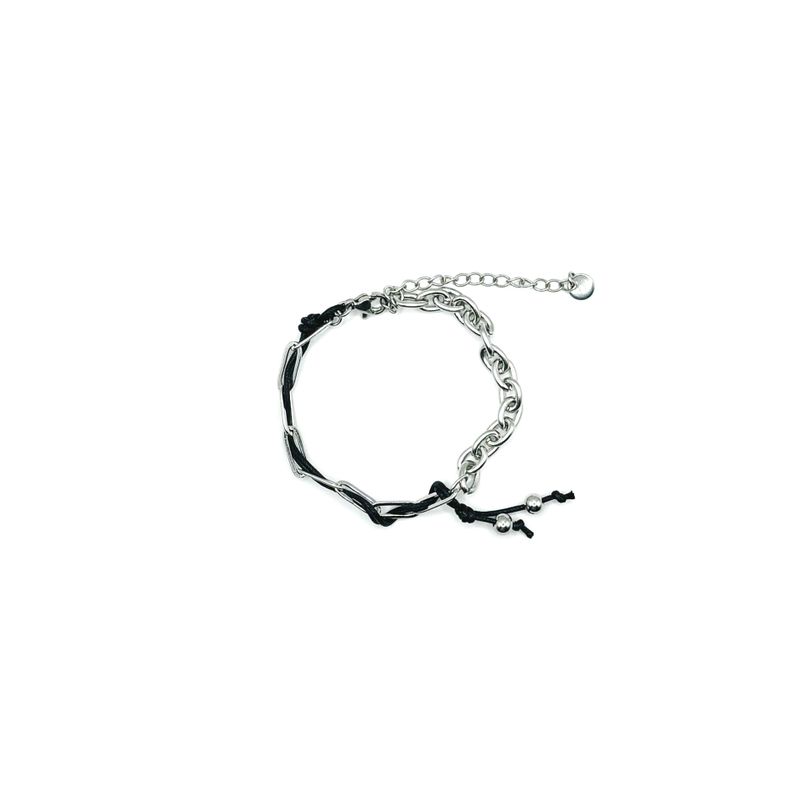 neeka（ニカ）の「チェーンミックスブレスレット (Black)（アクセサリー）」
