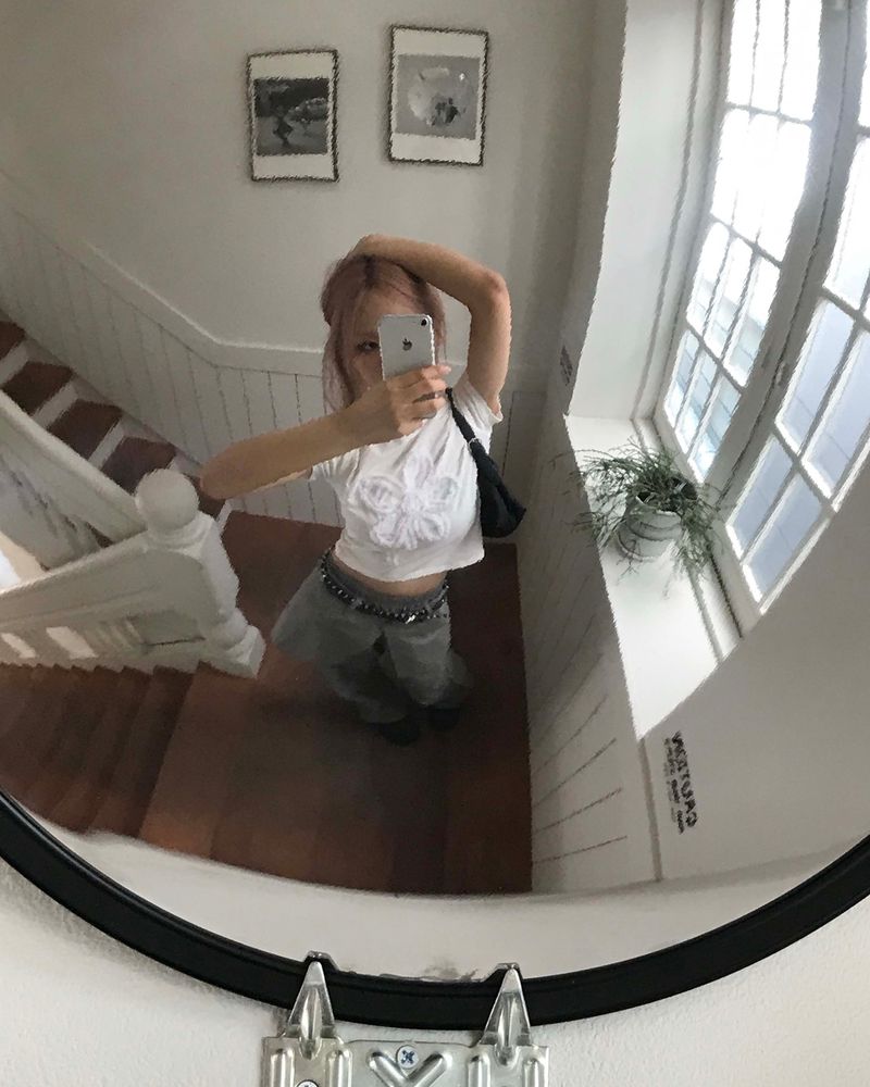 Pintuck skirt pants