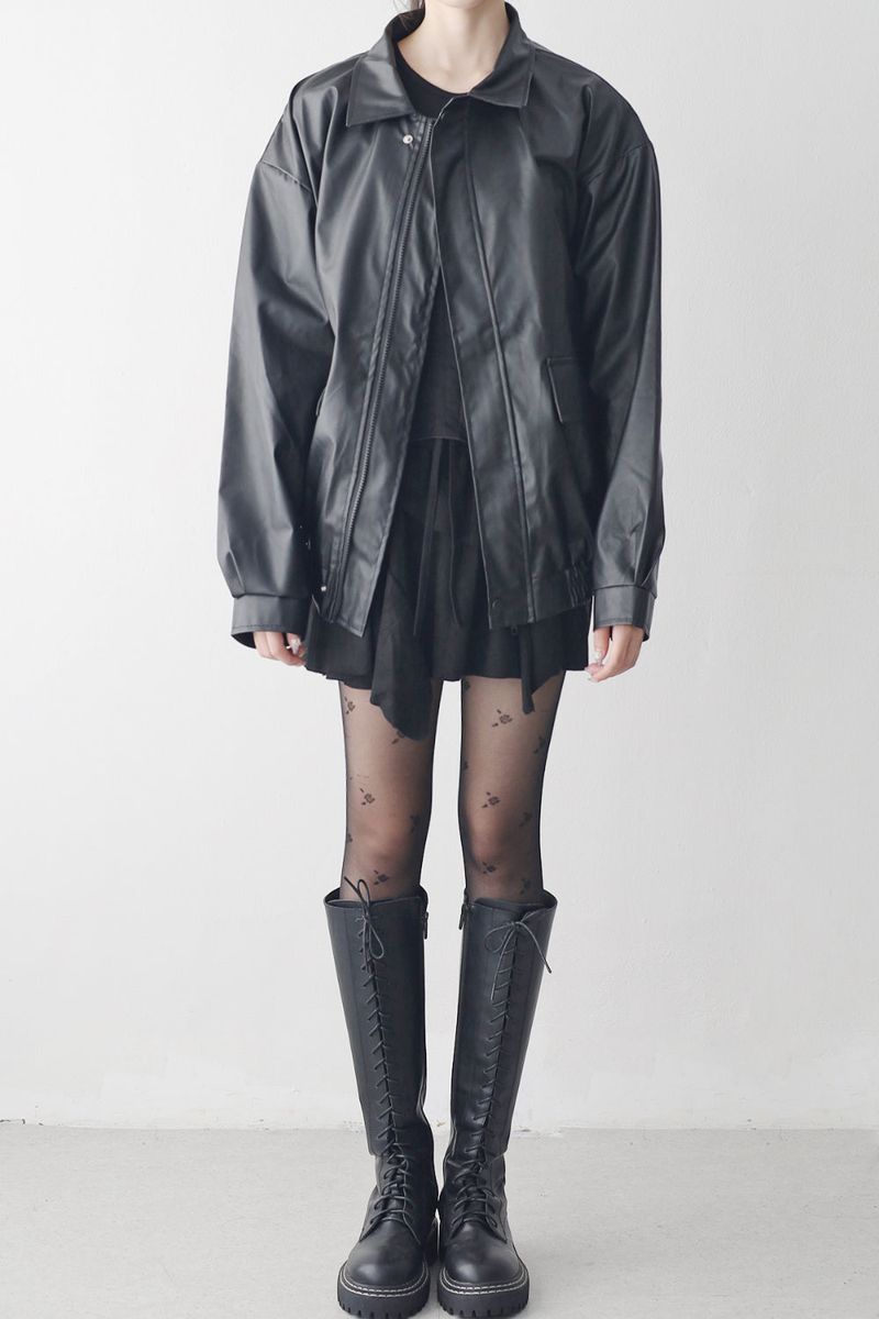 Pippa leather jacket