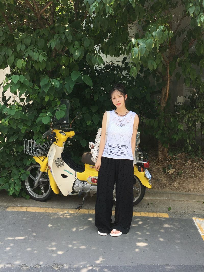 SUNSET FESTIVAL MESH CROP KNIT NASHI (6c)