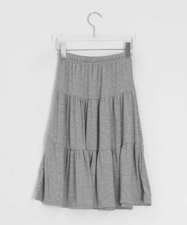 Tane Tiered Layered Midi Skirt