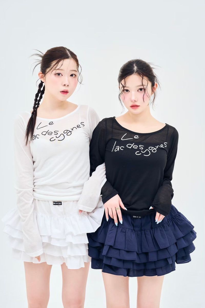 made of silk（メイドオブシルク）の「volume tiered mini skirt（Skirts）」