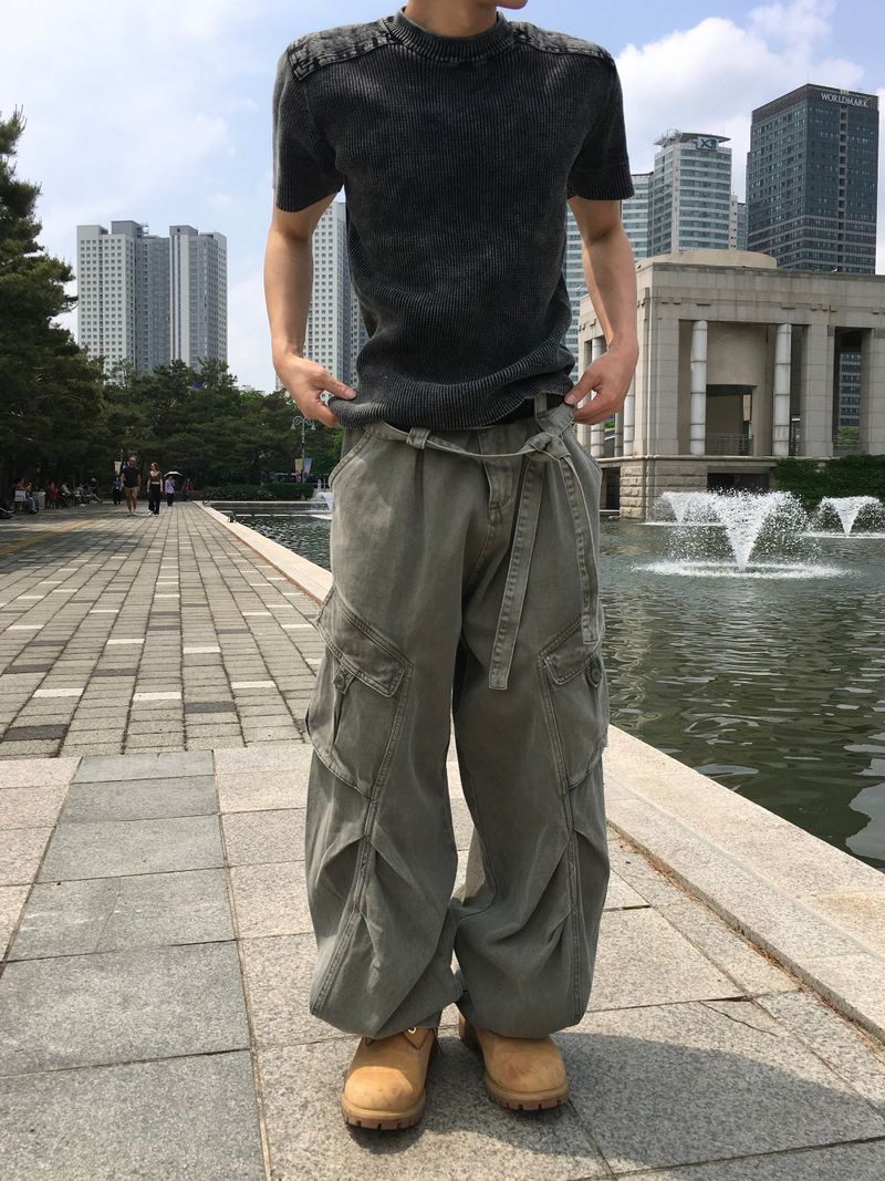 Urban Belted Cargo Pants 3C
