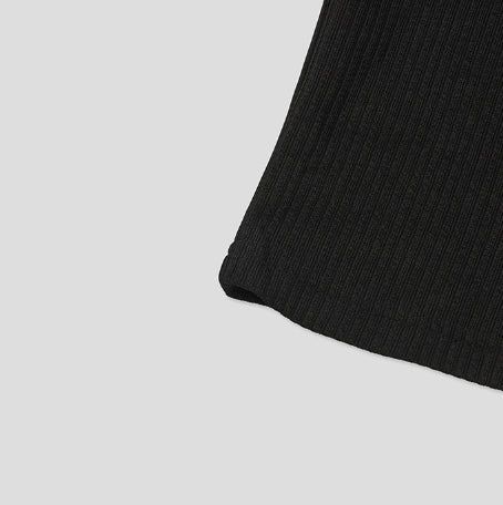 Triple Stud Ribbed Sleeveless Top