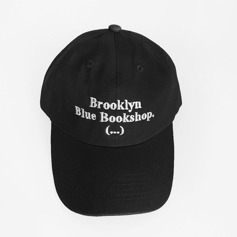Brooklyn Blue Bookshop Ball Cap (Black)