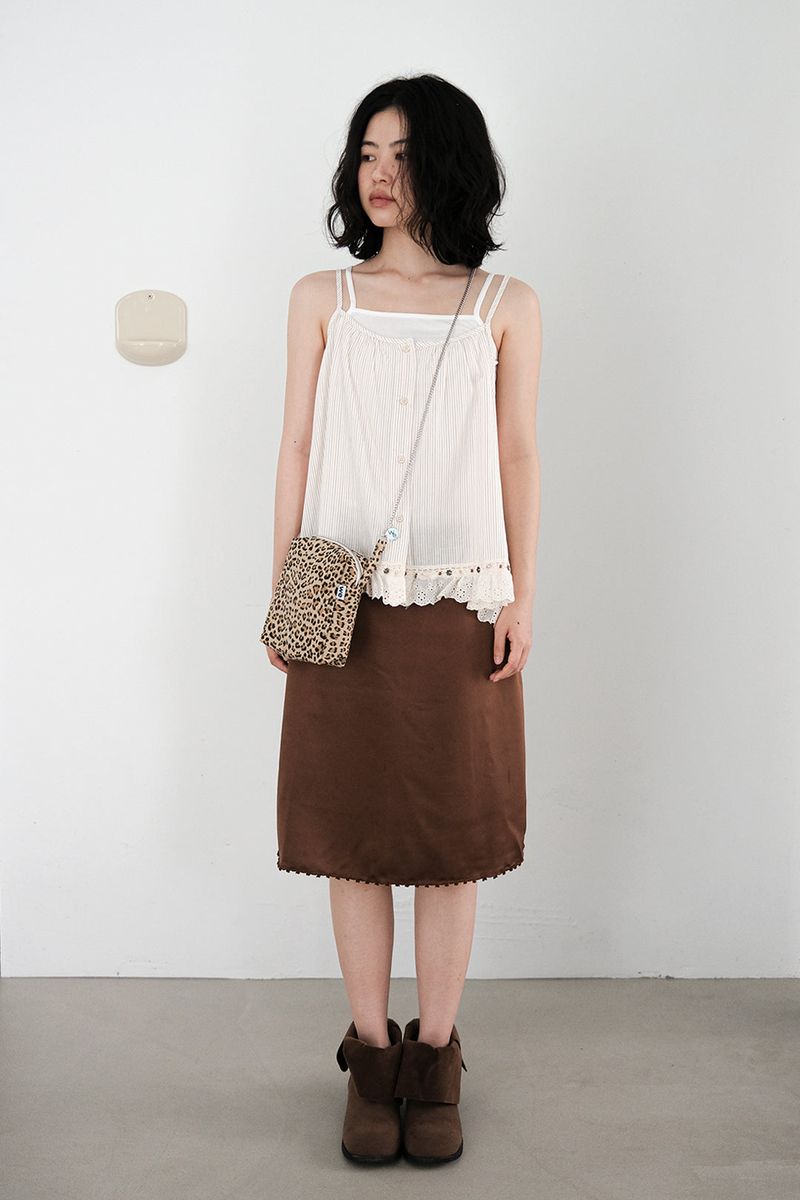 クロス ポーチ(beige leopard)