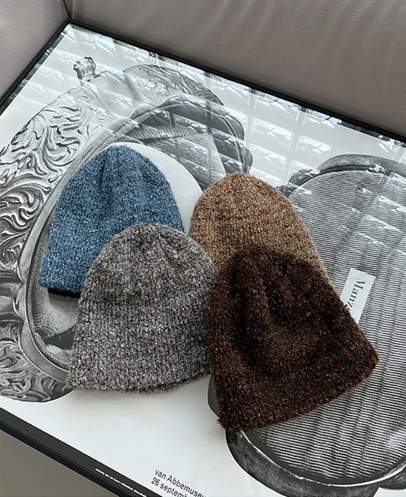 2PLAN（ツープラン）の「ミックスブクルニット帽子 (4 color)（Hats）」