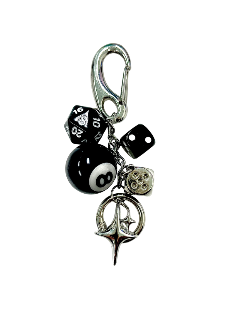 8 Billiard Ball Keyring