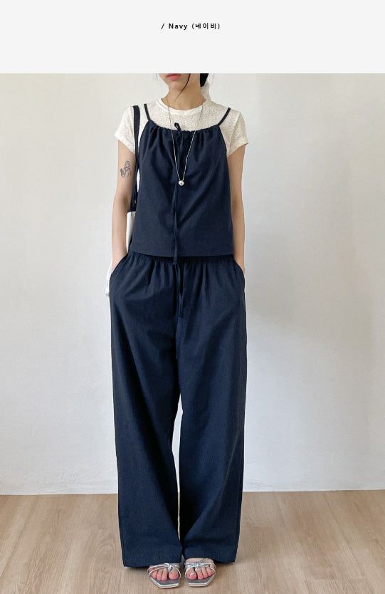 Lily String Cotton Bustier