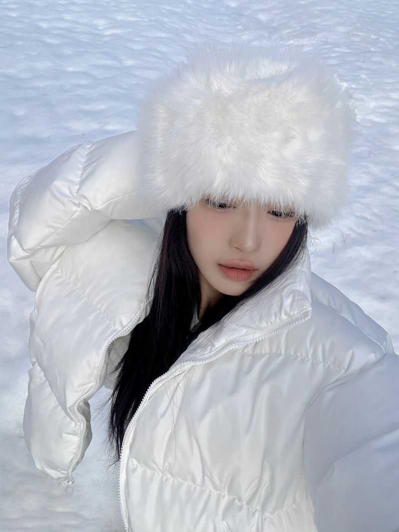 Maetel long hair fake fur bucket fur hat (4 colors)