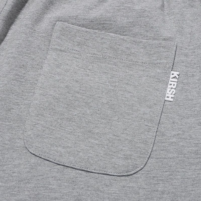DOODLE CHERRY HALF LENGTH BANDING PANTS [MELANGE GRAY]
