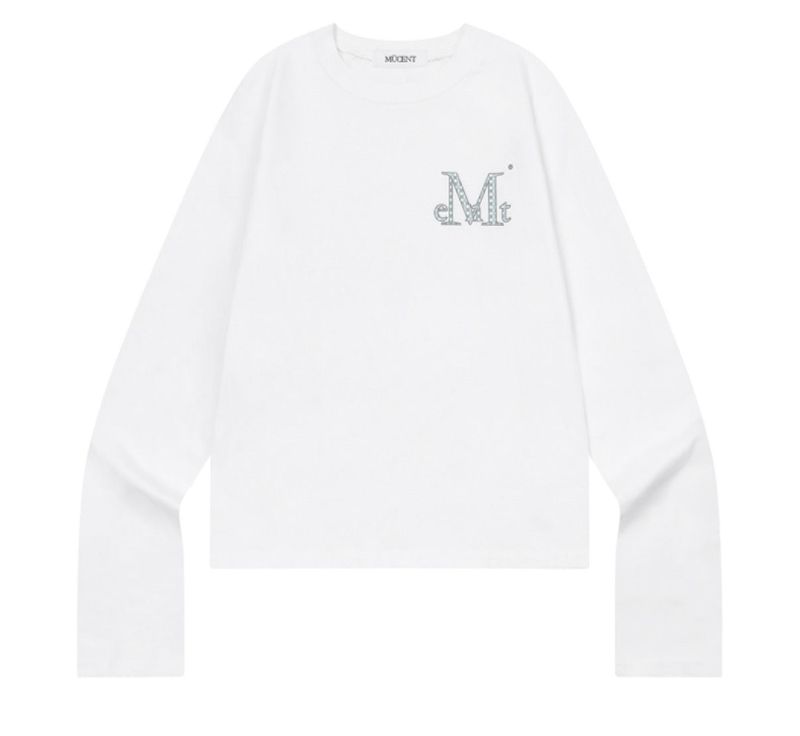 MUCENT（ムセント）の「シグニチャーロゴロングスリーブT(2COLOR)（トップス）」