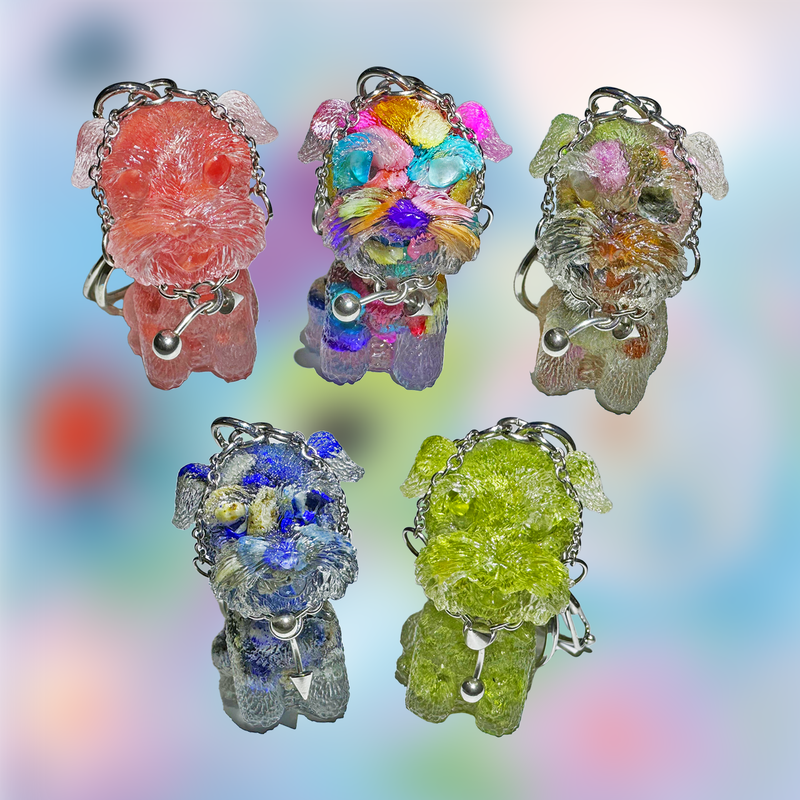 3amgang（スリーエイエムギャング）の「[TNX] Gangster puppy keychain (5color)（Toys/Key Holders）」