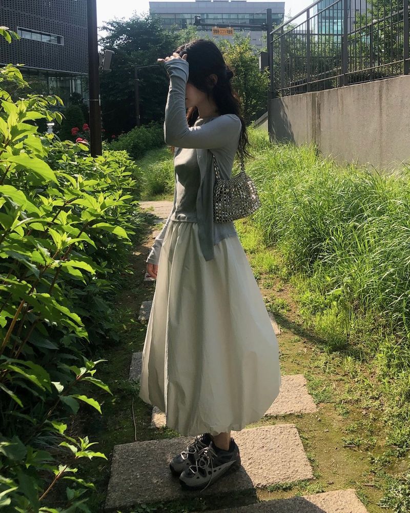 Balloon Maxi Skirt