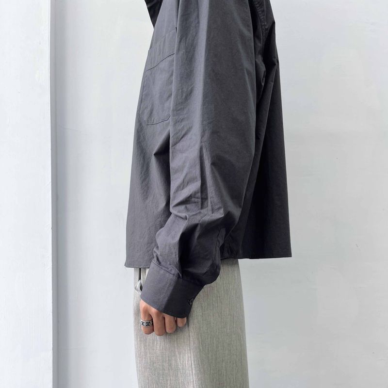 Charcoal Clean Pocket Shirt