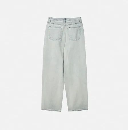 Delf Ice Washed Wide Denim Pants