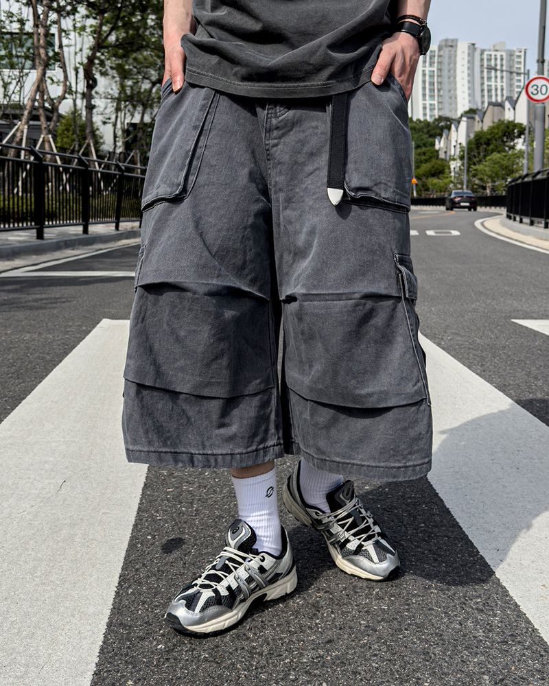RUBINE 7‑PART CARGO BERMUDA PANTS