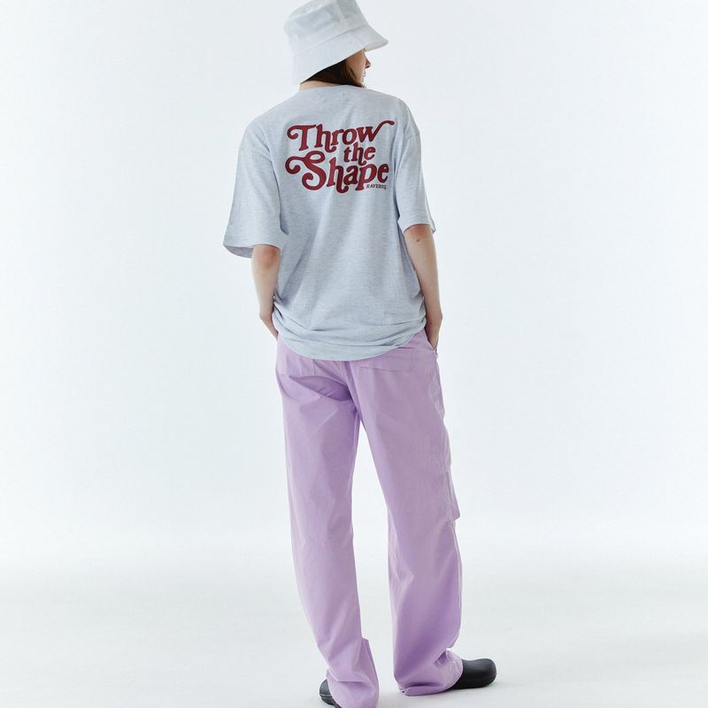 Shape Logo T-Shirt Melange Gray
