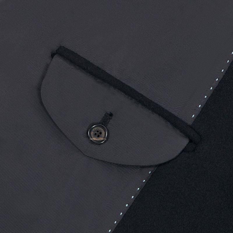 [23FW LSD COLLECTION] Cashmere Classic Double-breasted Coat_Black