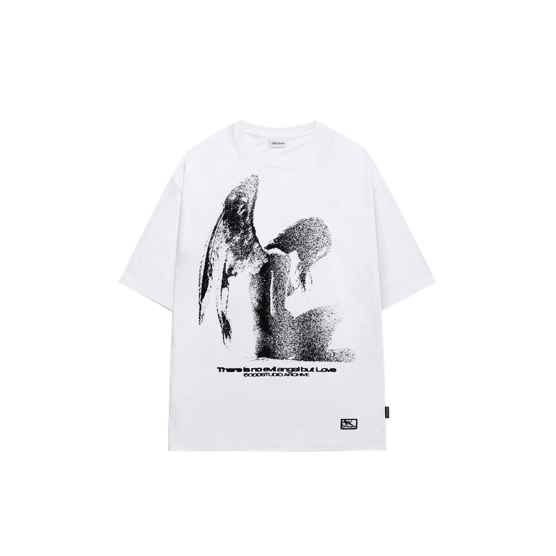 Angelic Graphic Overfit T-shirt - 2COLOR