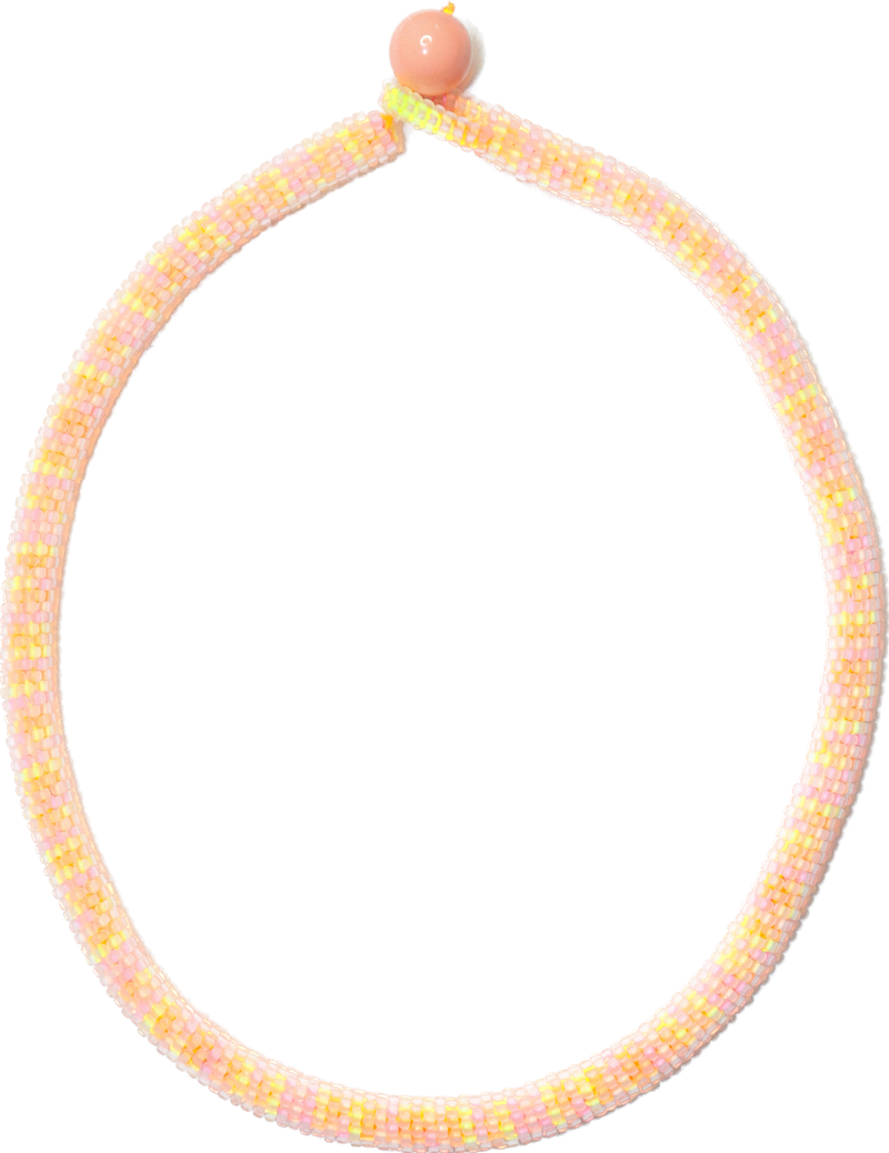 Multicolor crochet necklace (neon)