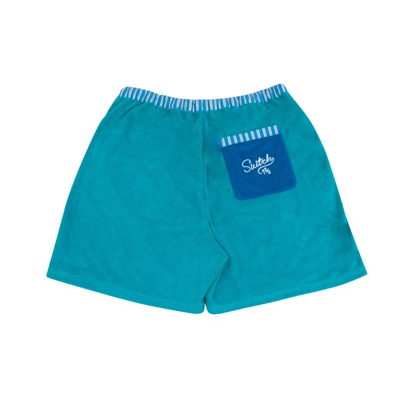 EXOTIC TERRY OPEN COLLAR SHORT-PANTS (UNISEX)_SYS0PT03GN