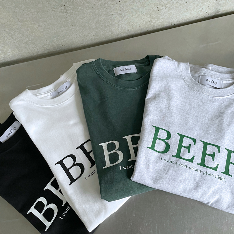 OneDrop BEER LOGO Long T shirt