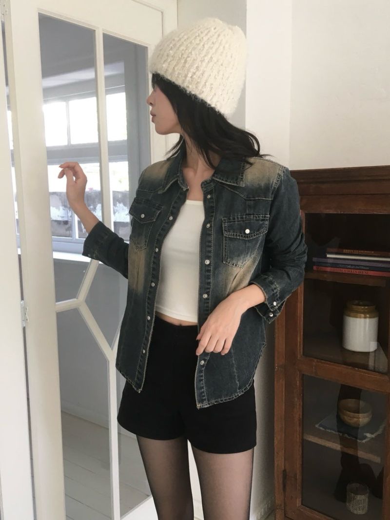 Washed Denim Shirt
