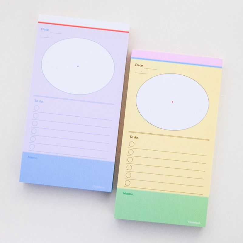 Schedule Memopad Set (5 Pieces)