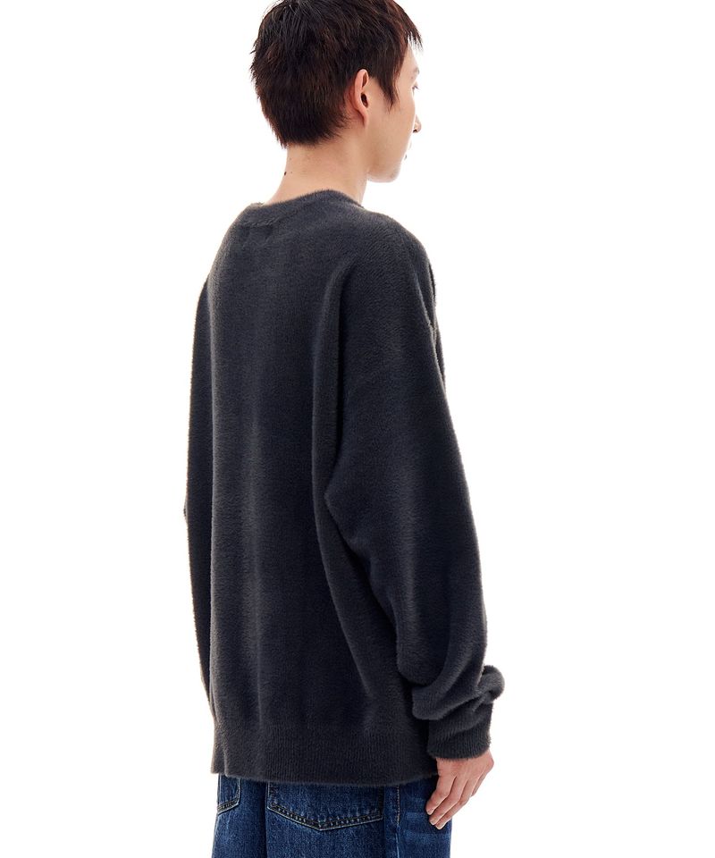 HAIRY STAR LOGO KNIT (CHARCOAL)