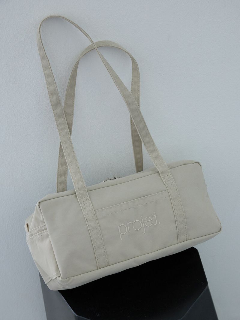 projet（プロジェ）の「コンパクトダッフルバッグ (light beige)（バッグ）」