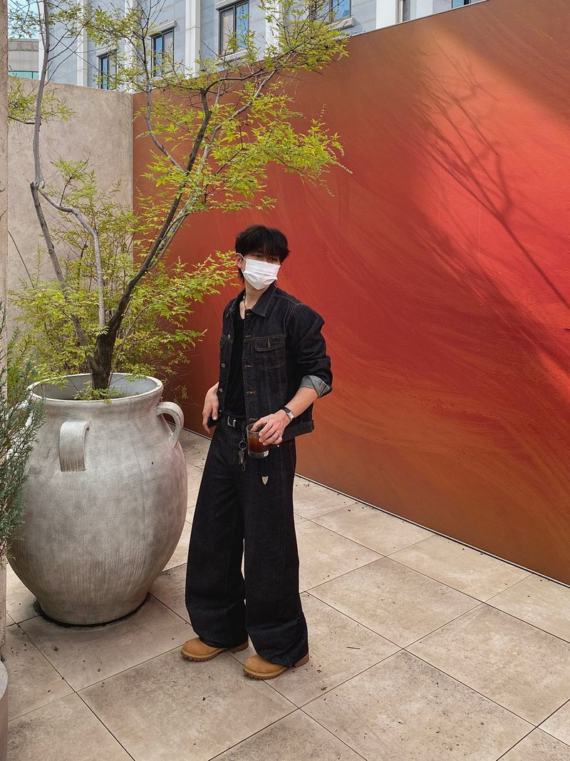 Steady Wide Denim Pants 2C