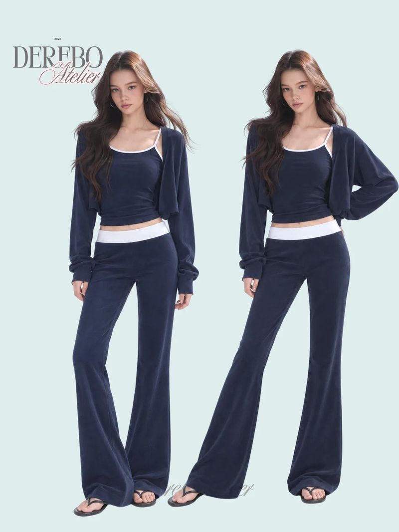 dereborujo（ドレボルゾー）の「モダンシルエットトレーニングセット (TOP+PANTS)（トップス）」