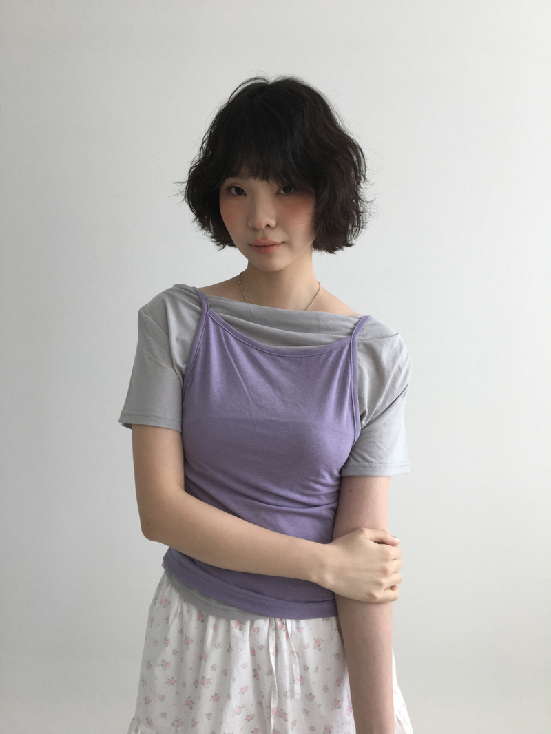 YWD LAYERED SLEEVELESS (5color)