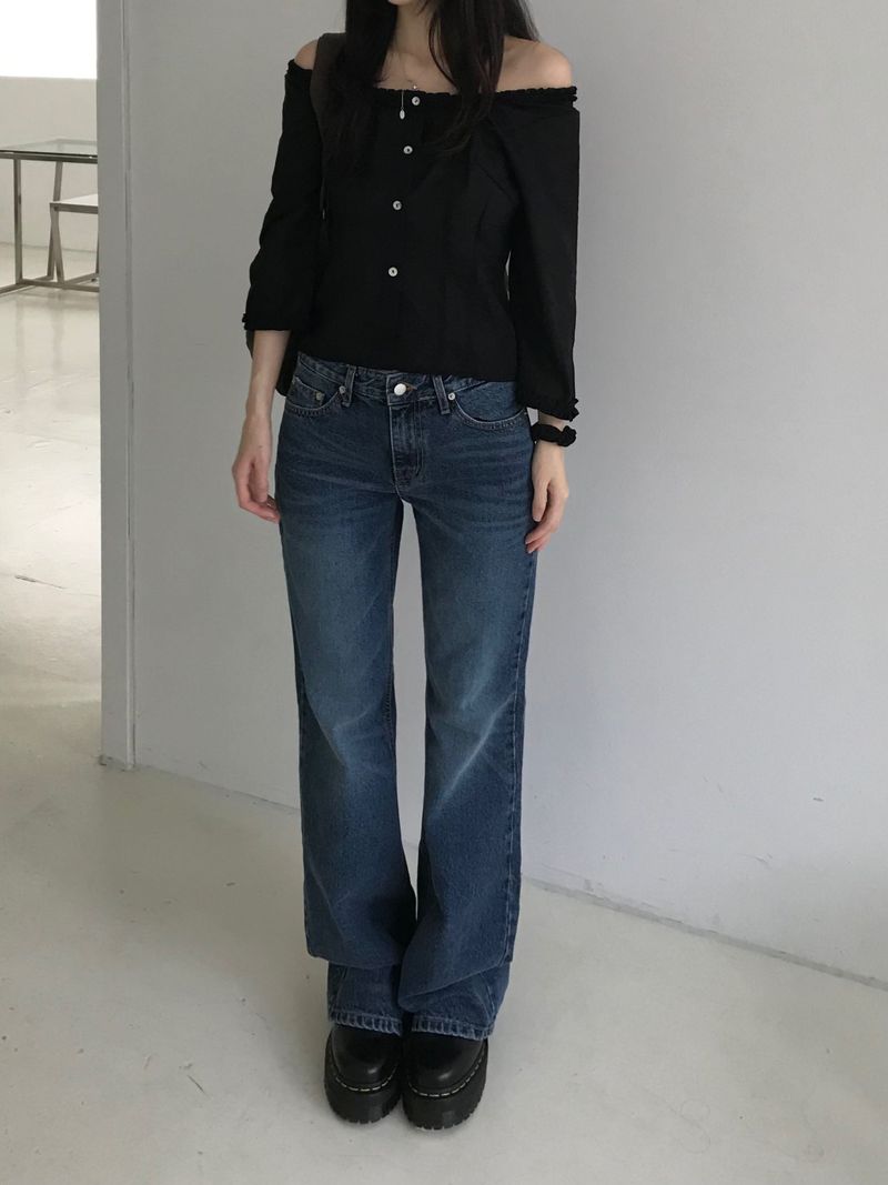 Miel frill blouse (3 colors)