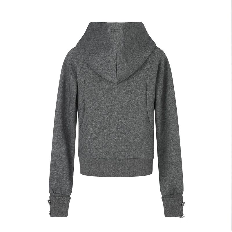 Kaelin Stud Pocket Hood Zip-Up