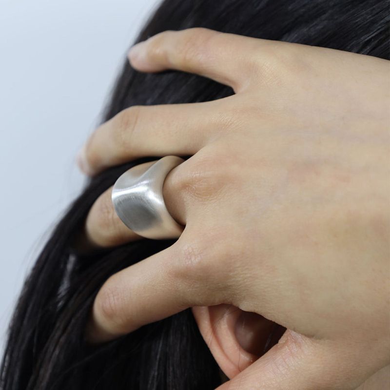 studio HAE(スタジオヘ)の「【MADE】 Pinch ring matt(Accessories)」