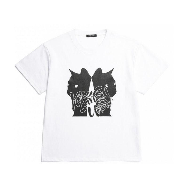 TWO CATS LOGO T-SHIRTS 3COLOR