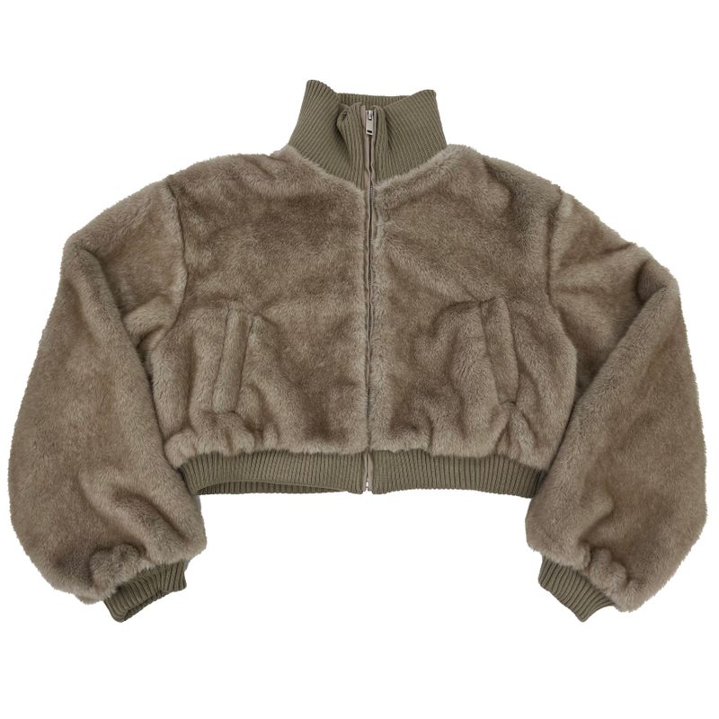 knit polar fur jumper