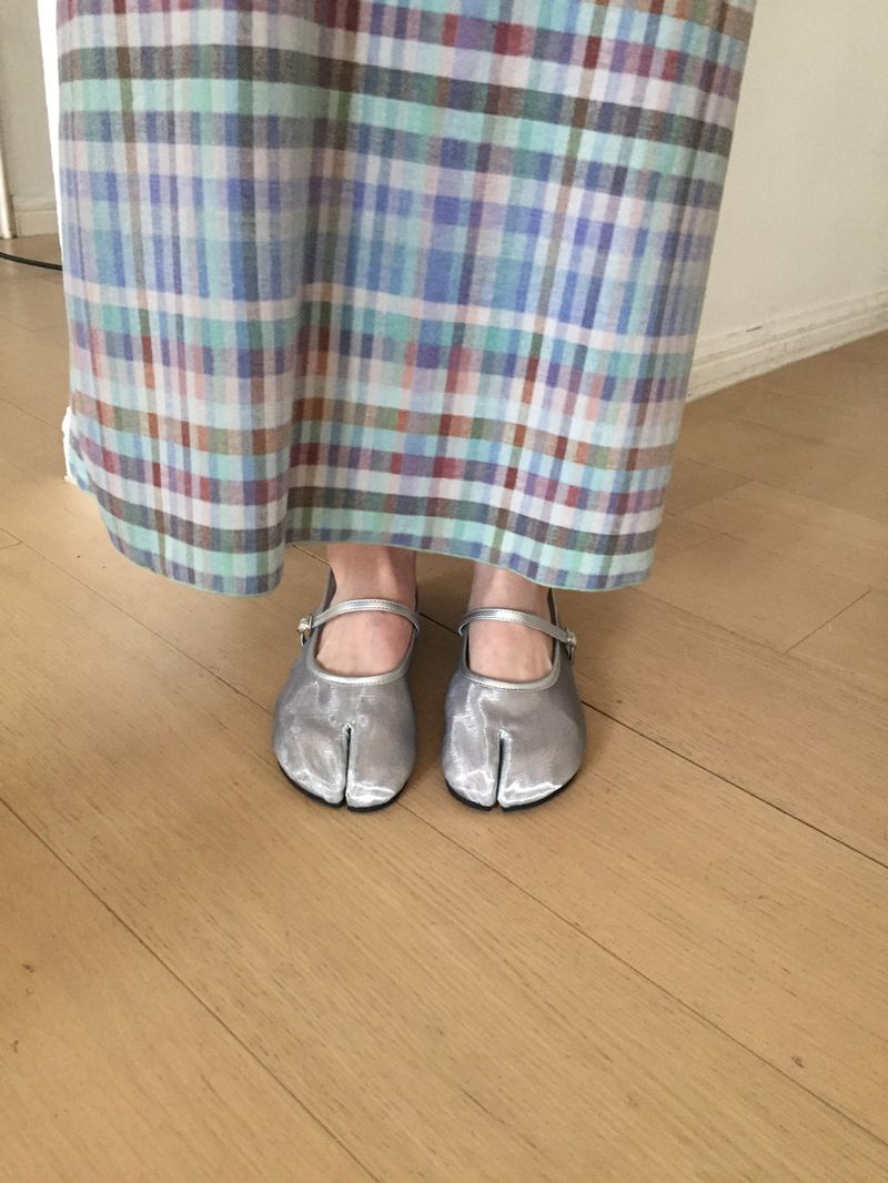 howu(ハウユ)の「ウェレンチメッシュタビメリージェーン(2c)(シューズ)」