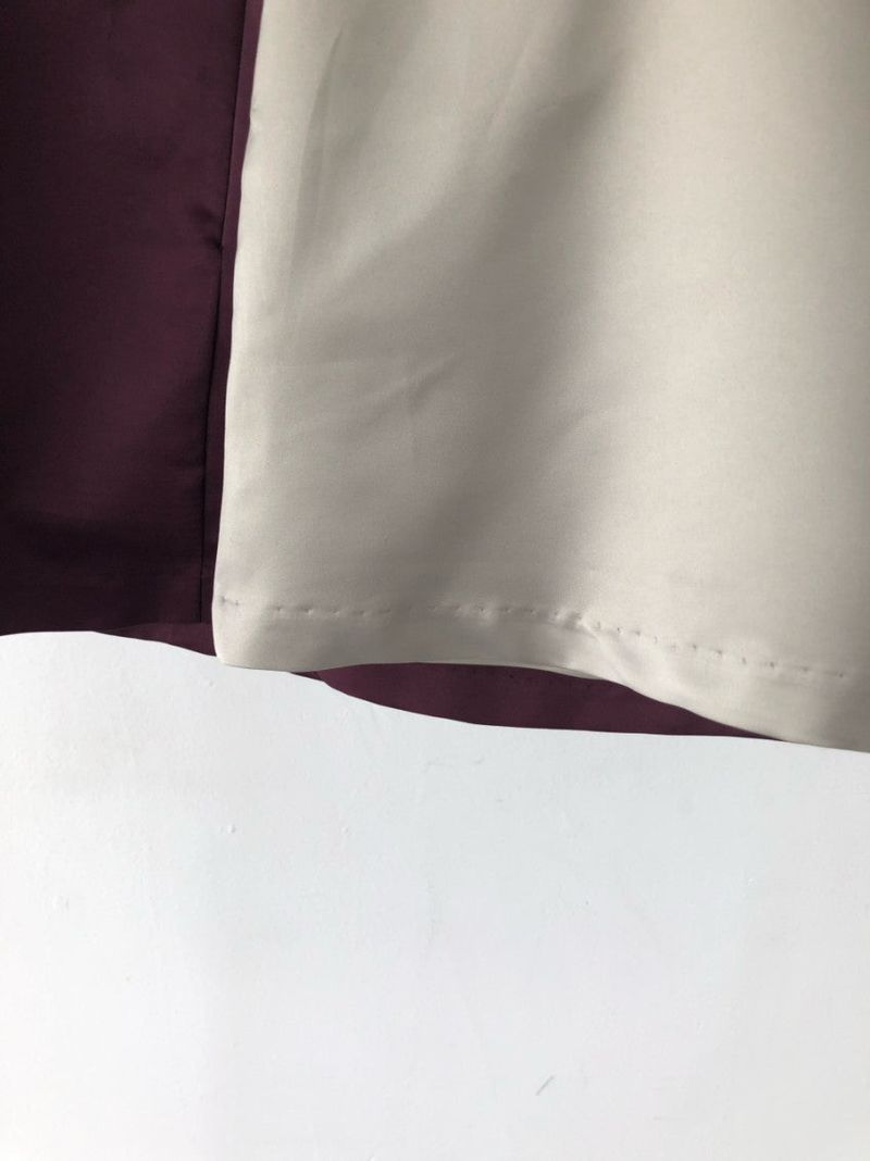 satin mini skirt