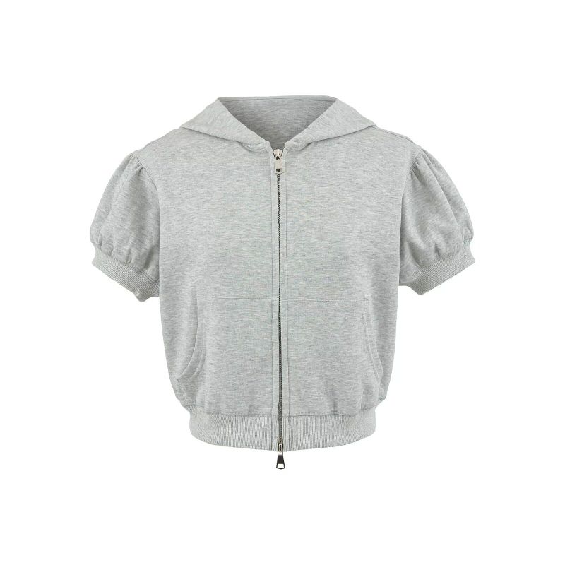 Cozy&Kitsch（コージーアンドキッチ）の「Sophie Puff Sleeve Hoodie Zip-up（Tops）」