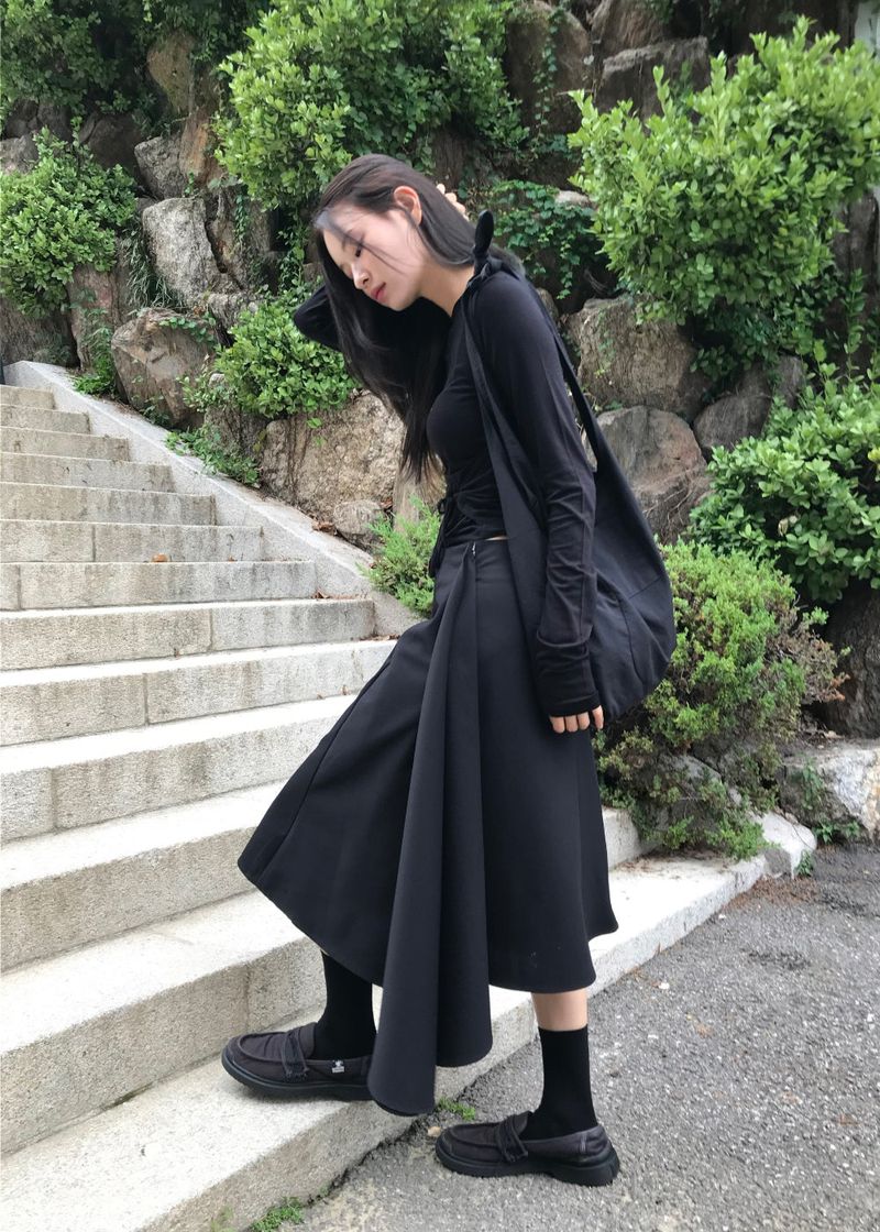  BUCKLE LAYER SKIRT