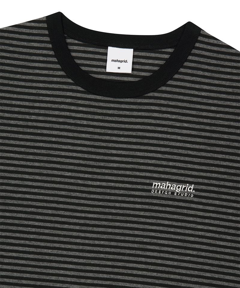 BASIC LOGO STRIPE RINGER TEE