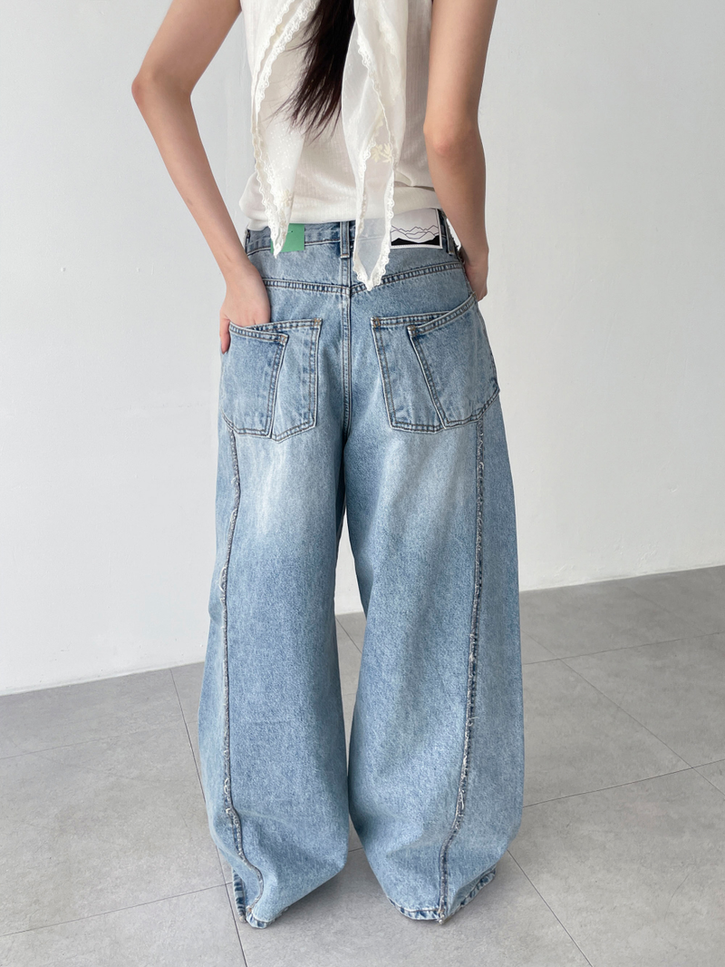 Eunarkive（ウナカイブ）の「rough double pocket denim（Pants）」